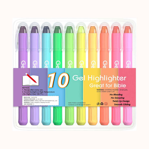 No-Bleed Gel Highlighter Set