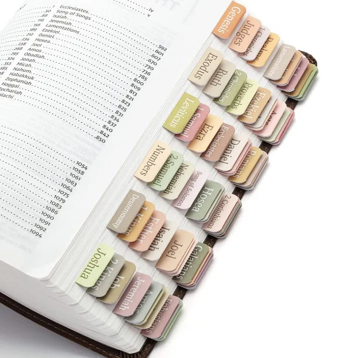 Bible Book Index Tabs