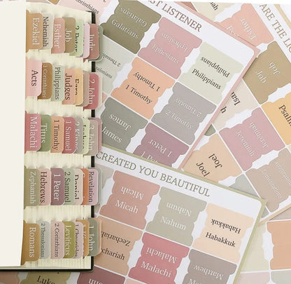 Bible Book Index Tabs