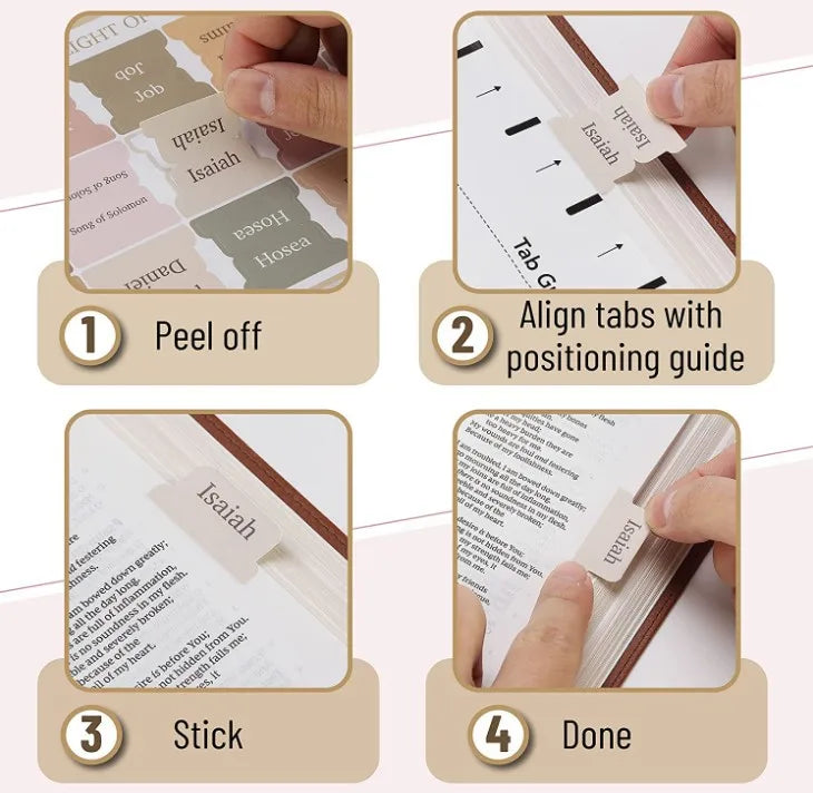 Bible Book Index Tabs