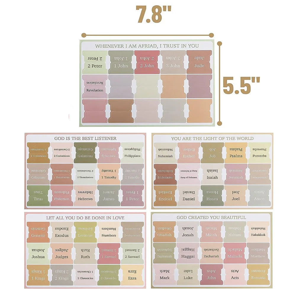 Bible Book Index Tabs